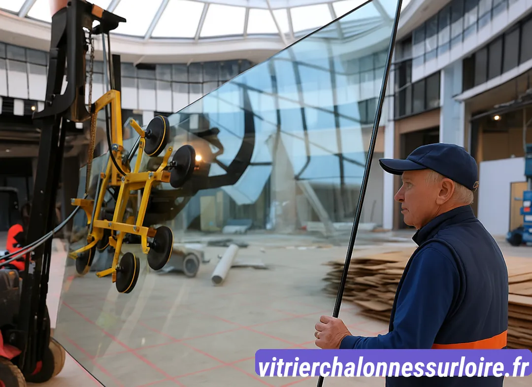 Remplacement de vitrine magasin Chalonnes-sur-Loire